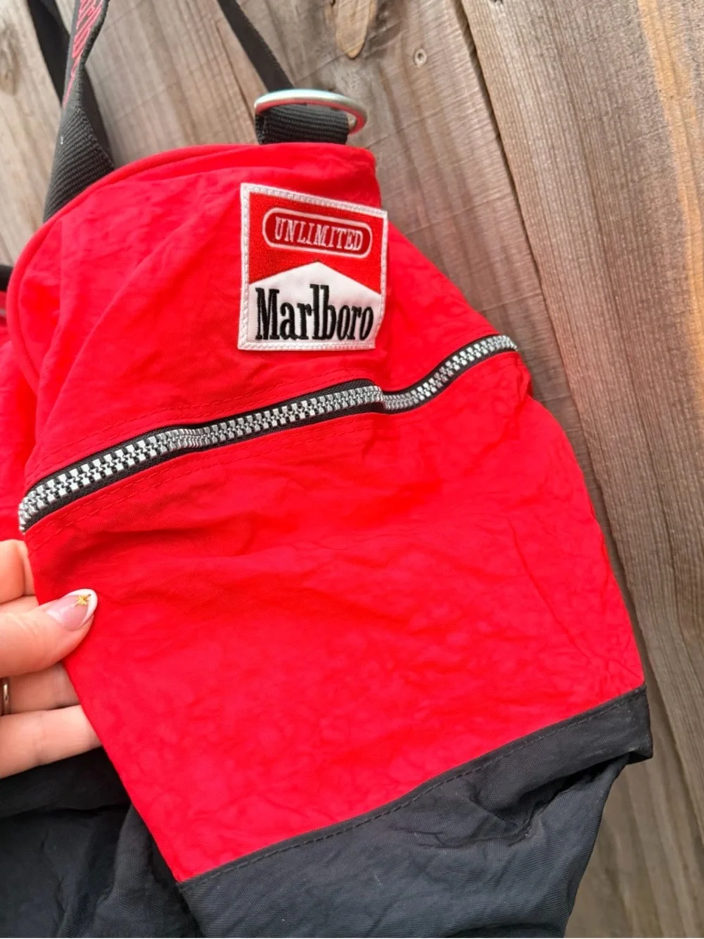 Vintage 1990s Marlboro Unlimited Large Duffle Bag With removable backpack